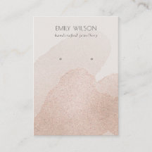 バラ金ゴールドストロークきらめくスタッドイヤリングディスプレイ