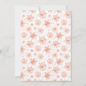 バラ金ゴールドスノーフレークスバースデーパーティー 招待状 (裏面)