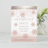 バラ金ゴールドスノーフレーク企業のクリスマスパーティー 招待状 (スタンド正面)