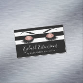 バラ金ゴールドスパークリーグリッターまつ毛エクステンション マグネット名刺 (インサイチュ)