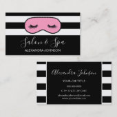 バラ金ゴールドスパークリーグリッターモダンサロン&スパ 名刺 (正面/裏面)