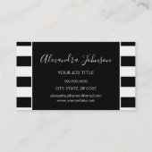 バラ金ゴールドスパークリーグリッターモダンマイクロブレイディング 名刺 (裏面)