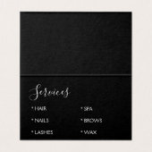 バラ金ゴールドスパークリーグリッターモダンマイクロブレイディング 名刺 (内部フラット)