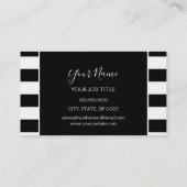 バラ金ゴールドスパークリーグリッターモダン美しい 名刺 (裏面)