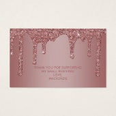 バラ金ゴールドスパークルグリッタードリップスモノグラム (裏面)