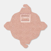 バラ金ゴールドスパークルグリッタードリップ誕生日ギフトボックス フェイバーボックス (折り畳みなし)