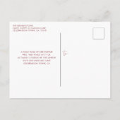 バラ金ゴールドスパークルグリッタードリプスキンセアニラ ポストカード (裏面)