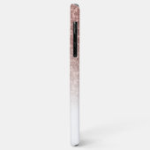 バラ金ゴールドスパークルグリッターパーソナライズされたミセス・ブライド Case-Mate iPhoneケース (裏面/左)