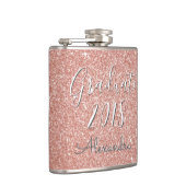 バラ金ゴールドスパークルグリッター2018年卒業 フラスク (右)