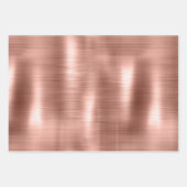 バラ金ゴールドスパークルグリッツアンドグラム ラッピングペーパーシート (正面3)