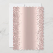 バラ金ゴールドスパークルダイヤモンドキンセアニェラ 招待状 (裏面)