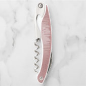 バラ金ゴールドスパークルドリッピンググリッターモノグラム ソムリエナイフ (正面)