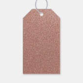 バラ金ゴールドスパークルドレスキンセアニェララベル ギフトタグ (裏面)