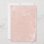 バラ金ゴールドスパークルドレスブラック60thバースデーパーティー 招待状 (裏面)