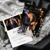 バラ金ゴールドスパークルハート2 Photos Love & 感謝してい 箔招待状