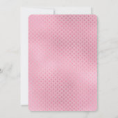 バラ金ゴールドスパークルマーメイドベビーシャワー招待状 招待状 (裏面)