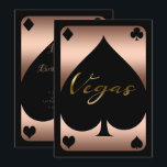 バラ金ゴールドスペードカジノラスベガス21st誕生日 招待状<br><div class="desc">カスタマイズイベント</div>