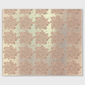 バラ金ゴールドスワロフスキークリスタルスパイラルインフィニティコッペ ラッピングペーパー (フラット)