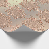 バラ金ゴールドスワロフスキークリスタルスパイラルインフィニティコッペ ラッピングペーパー (角)