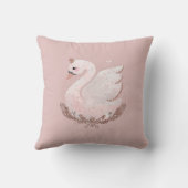 バラ金ゴールドスワンウォーターカラー クッション (裏面)