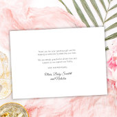 バラ金ゴールドス生まれたばかりのクリプト3フォトコラージュ サンキューカード