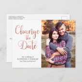 バラ金ゴールドス結婚クリプトの延期日変更 ポストカード (正面/裏面)