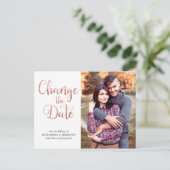 バラ金ゴールドス結婚クリプトの延期日変更 ポストカード (スタンド正面)