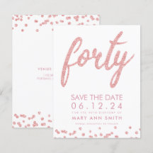 バラ金ゴールドタイプ40歳救生日紙吹雪