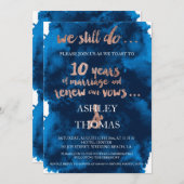 バラ金ゴールドタイポグラフィ発願10周年 招待状 (正面/裏面)