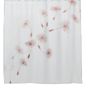 バラ金ゴールドタンポポ シャワーカーテン (正面)