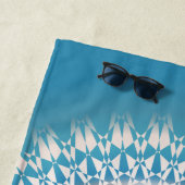 バラ金ゴールドターコイズ亀曼荼羅コースタル ビーチタオル (インサイチュ)