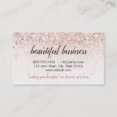 バラ金ゴールドダイヤモンドアポイントメント付き名刺 予約カード (正面)