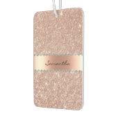 バラ金ゴールドダイヤモンドグリッターモノグラきらきら光るム カーエアーフレッシュナー (左)