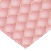 バラ金ゴールドダイヤモンドタフテッドランナー ショートテーブルランナー (コーナー)