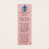 バラ金ゴールドダイヤモンド写真追悼ブックマーク (裏面)