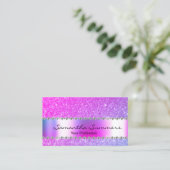 バラ金ゴールドダイヤモンド金エレガントカスタマイズグリッター 名刺 (スタンド正面)