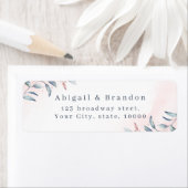 バラ金ゴールドダスティブルーグリーンリー差出人住所ラベル ラベル (インサイチュ)