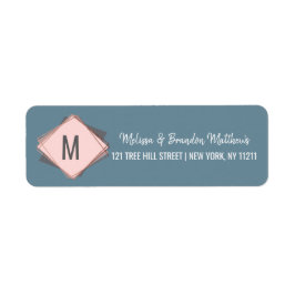 バラ金ゴールドダスティブルーメイブジオメトリアドレス ラベル