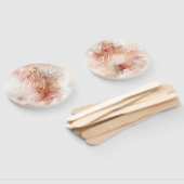 バラ金ゴールドダストウォーターカラーようこそ結婚式の日 ハンドファン (組立なし)