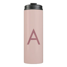 バラ金ゴールドダストモノグモダンラムイニシャルレター タンブラー