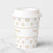 バラ金ゴールドダンデオンウィッシュクラシック パーソナライズされた 紙コップ (右)