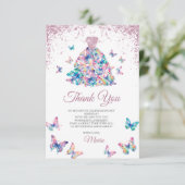 バラ金ゴールドチョイきらめくズガウンキンセアニェラ サンキューカード (スタンド正面)