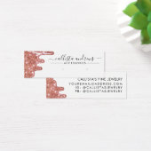 バラ金ゴールドチョンキーグリッタードリップスイヤリングディスプレイ (デスク)