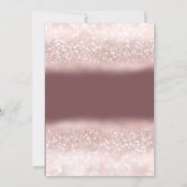 バラ金ゴールドティアラセクインズドレスキンセアニラ 招待状 (裏面)