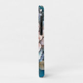 バラ金ゴールドティール(緑がかった色)開花アート Case-Mate iPhoneケース (裏面/左)