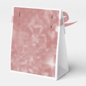 バラ金ゴールドテクスチャパーティーゲストギフトデコレーション フェイバーボックス (裏面サイド)