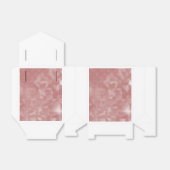 バラ金ゴールドテクスチャパーティーゲストギフトデコレーション フェイバーボックス (折り畳みなし)