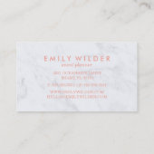 バラ金ゴールドディップマーブル | 名刺 (裏面)