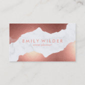 バラ金ゴールドディップマーブル | 名刺 (正面)