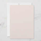 バラ金ゴールドデリテ離れィブルピンクベージュ結婚ズ 招待状 (裏面)